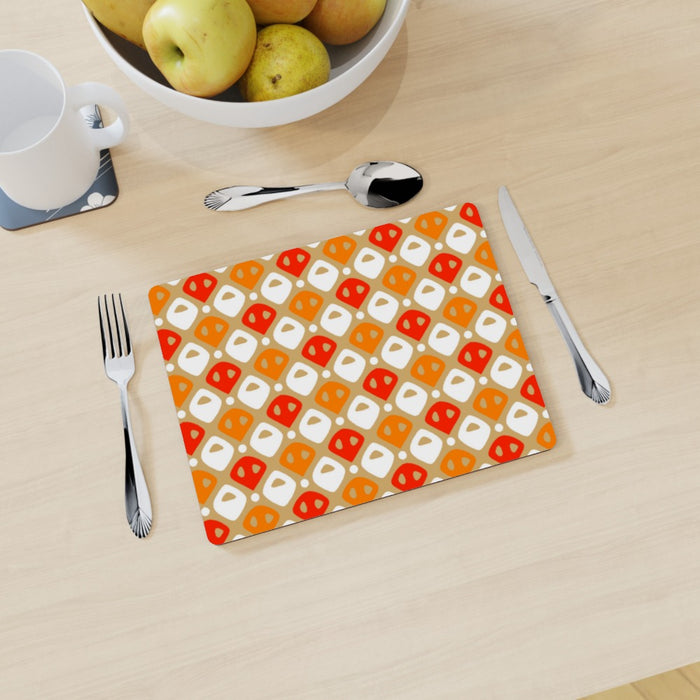 Placemat - Abstract Orange - printonitshop