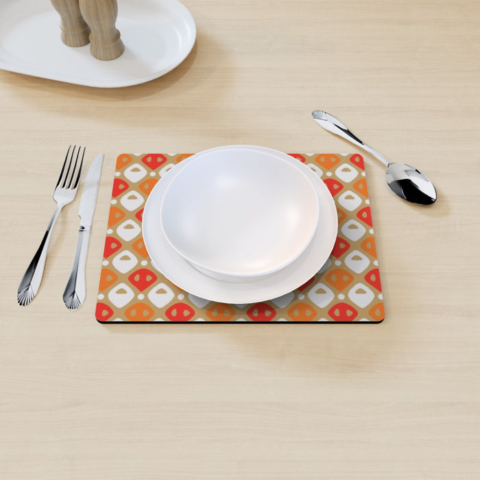 Placemat - Abstract Orange - printonitshop