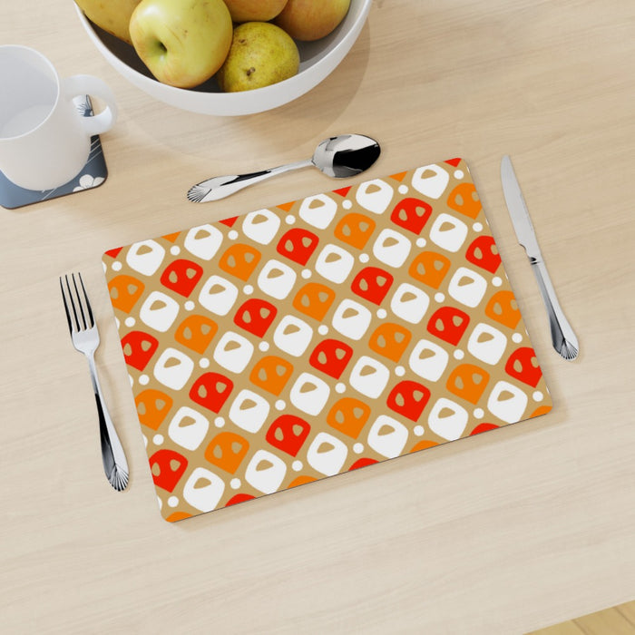 Placemat - Abstract Orange - printonitshop