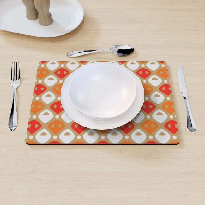 Placemat - Abstract Orange - printonitshop