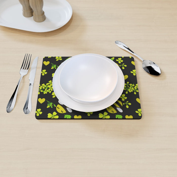 Placemat - Bees on Black - printonitshop