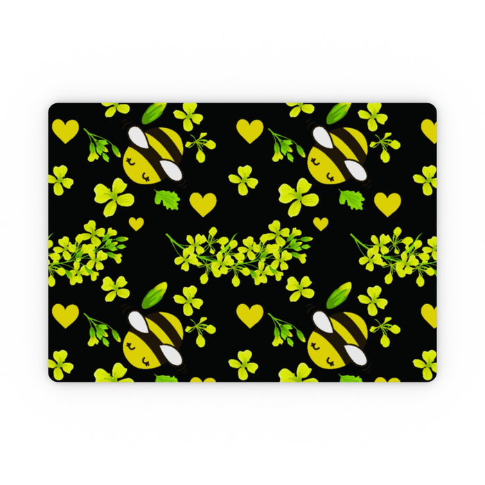 Placemat - Bees on Black - printonitshop