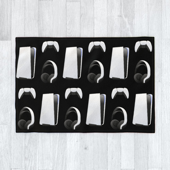 Blanket Throws - PS New Gaming Black - printonitshop